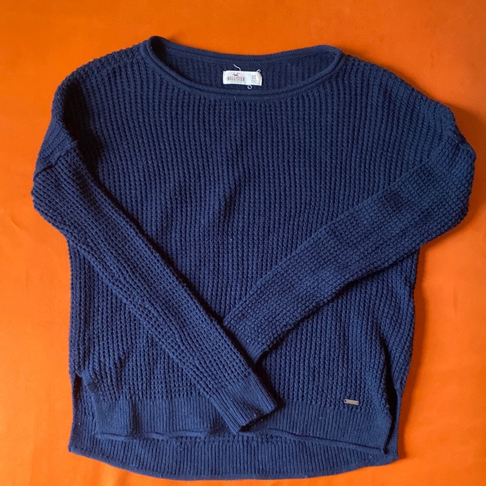 Women’s Hollister Knit Pullover Sweater in Blue (Sz XS)